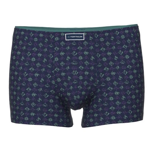 Tom Tailor Monté bleu marine/print modal boxer