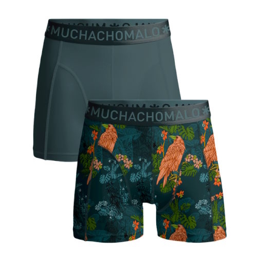 Muchachomalo Crow vert/print modal boxer
