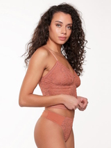 LingaDore Ginger Bread marron culotte string