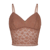 LingaDore Ginger Bread marron soutien-gorge sans armatures en dentelle
