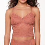 LingaDore Ginger Bread marron soutien-gorge sans armatures en dentelle