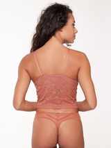 LingaDore Ginger Bread marron soutien-gorge sans armatures en dentelle