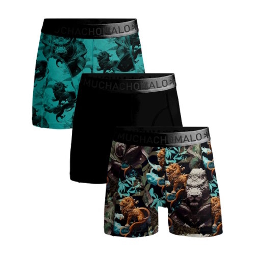 Muchachomalo Lion noir/print boxer