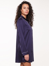 LingaDore Night Blue Ribbon bleu marine chemise de nuit