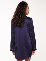 LingaDore Night Blue Ribbon bleu marine chemise de nuit