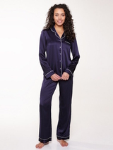 LingaDore Night Blue Ribbon bleu marine pyjama
