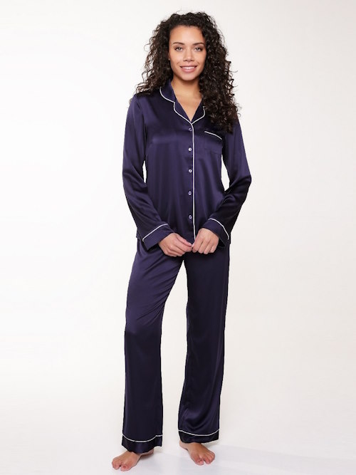 LingaDore Night Blue Ribbon bleu marine pyjama