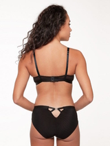 LingaDore Black Flower noir soutien-gorge sans forme