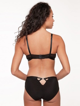 LingaDore Black Flower noir shortie