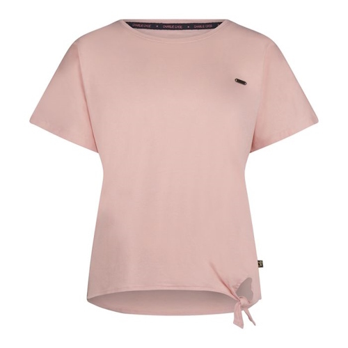 Charlie Choe Bonne chance rose chemise de nuit