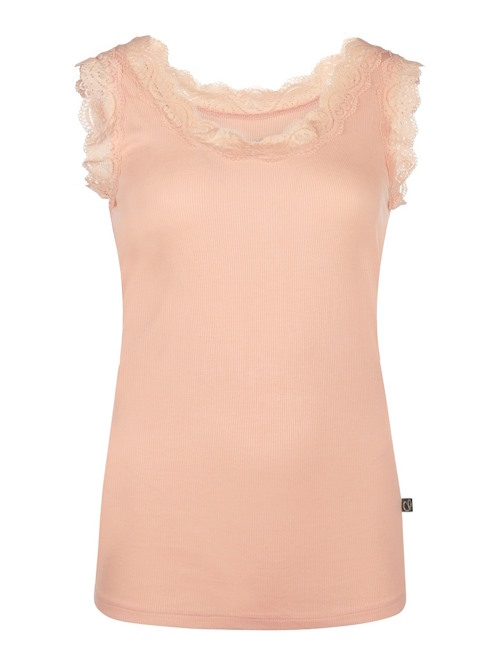 Charlie Choe Bonne chance saumon rose chemise de nuit