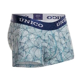 Mundo Unico Riguroso blanc/print sport trunk