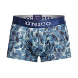 Mundo Unico Esporas bleu/print sport trunk