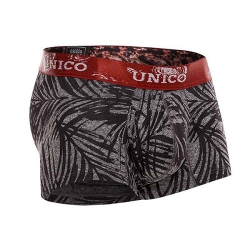 Mundo Unico Enramado gris/print sport trunk