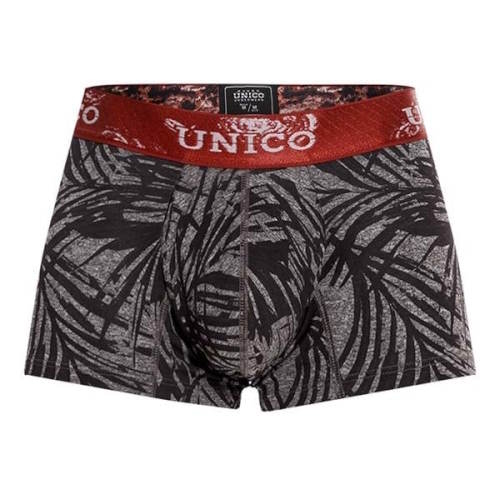 Mundo Unico Enramado gris/print sport trunk