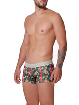 Mundo Unico Expresionismo vert/print sport trunk