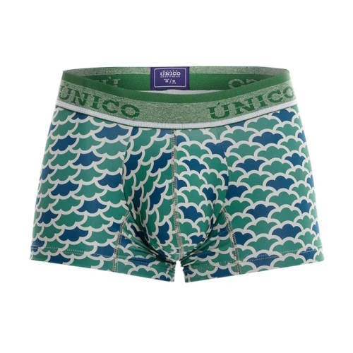 Mundo Unico Escamas De Pez vert/print sport trunk