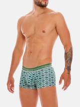 Mundo Unico Escamas De Pez vert/print sport trunk