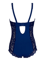 After Eden D-Cup & Up Mila bleu corselet
