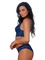 After Eden Topaz bleu marine slip