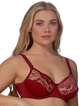 Elbrina Johanna rouge foncé soutien-gorge sans forme