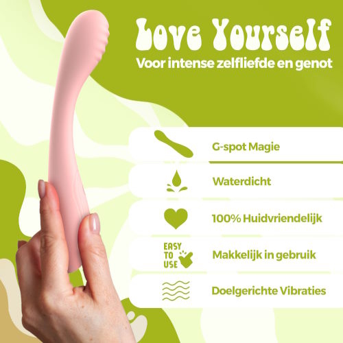 PureVibe Gigi rose pastel g-spot vibromasseur
