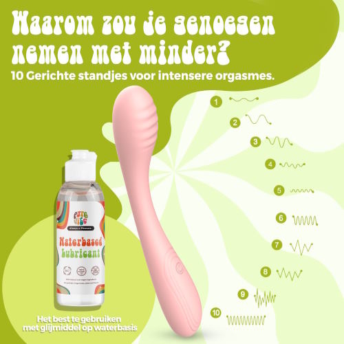 PureVibe Gigi rose pastel g-spot vibromasseur