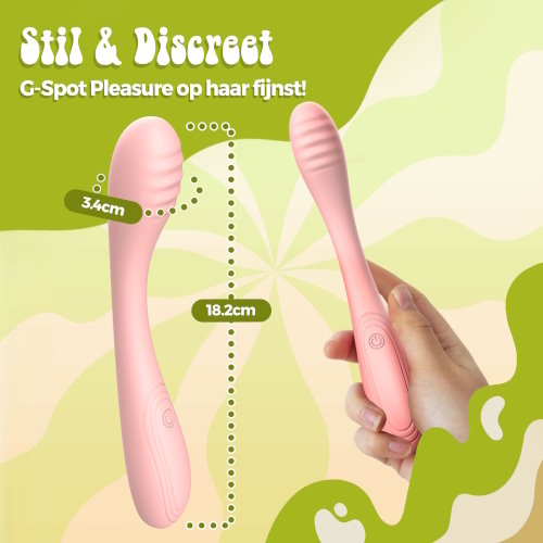 PureVibe Gigi rose pastel g-spot vibromasseur