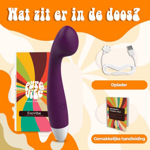 PureVibe ExoVibe violet g-spot vibromasseur