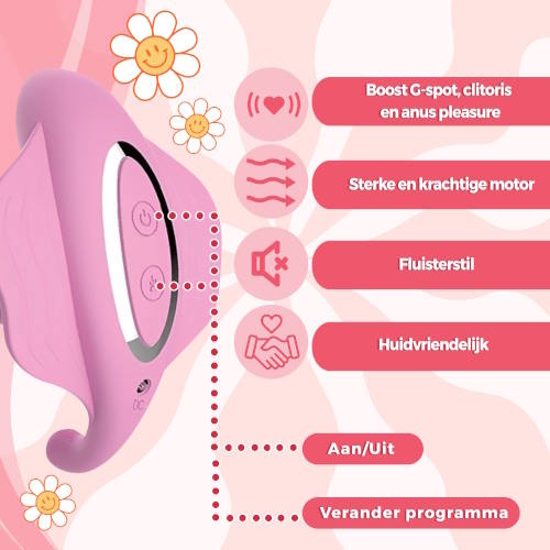 PureVibe Luna rose pastel g-spot vibromasseur