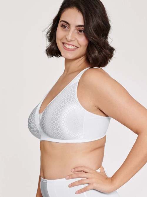 Naturana Minimizer blanc/print soutien-gorge sans armatures en dentelle