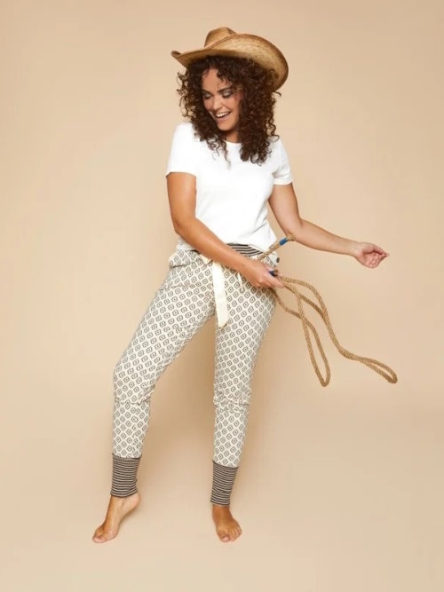 Charlie Choe T- Howdy crème chemise de nuit