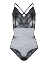 LingaDore Delicate Black noir corselet