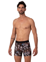 Muchachomalo Leopard noir/print boxer