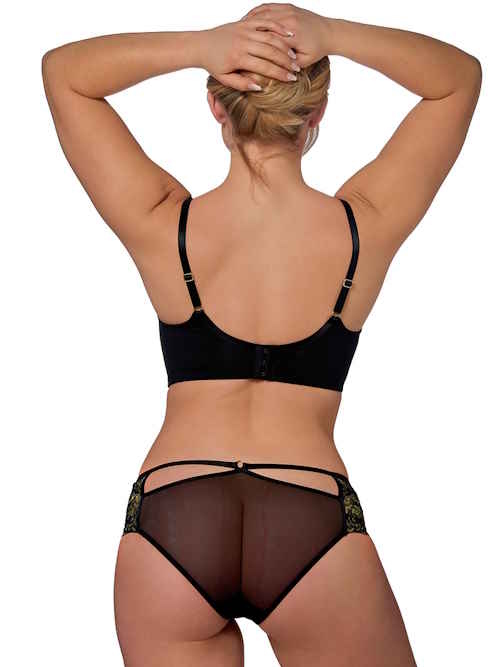 After Eden D-Cup & Up Tilde noir/or slip
