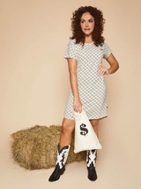 Charlie Choe T- Howdy marron/print chemise de nuit