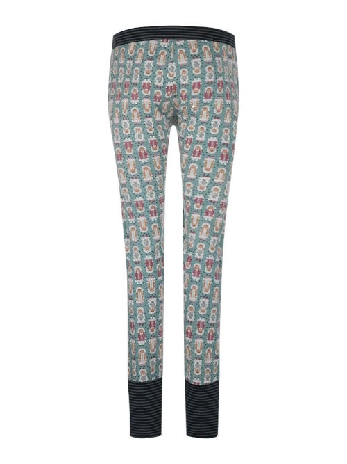 Charlie Choe Cold Days vert/print pantalon de pyjama