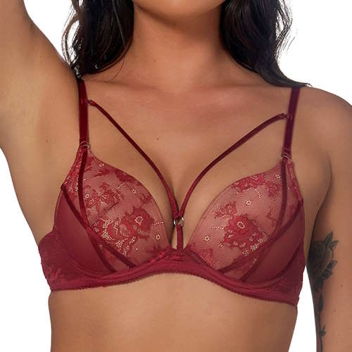 After Eden Thirza rouge foncé soutien-gorge push up