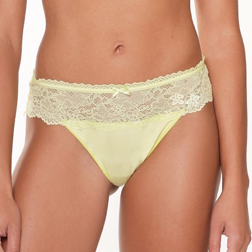 LingaDore Quotidien Basic sunny lime culotte string