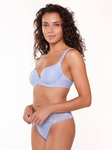 LingaDore Quotidien Basic misty blue culotte string