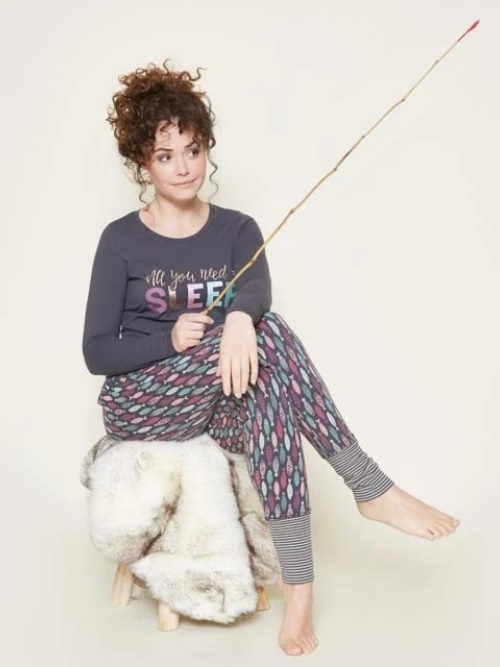 Charlie Choe Cold Days gris foncé chemise de nuit