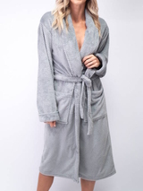 LingaDore Night Basic gris peignoir
