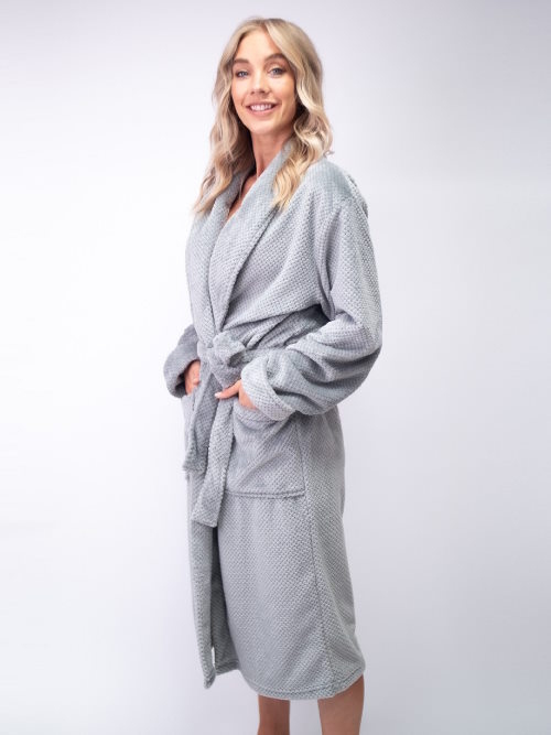LingaDore Night Basic gris peignoir