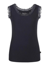 Charlie Choe Bonne chance bleu marine chemise de nuit