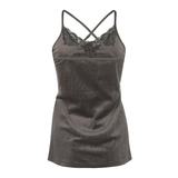 Charlie Choe Wild Nights anthracite chemise de nuit
