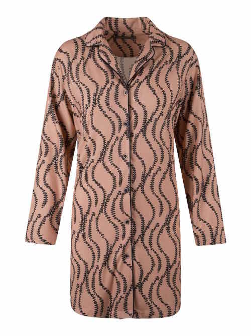 LingaDore Night Smoke rose/print chemise de nuit