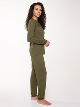 LingaDore Night Happy colour vert pyjama