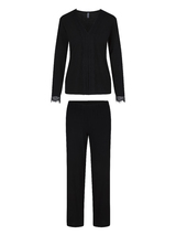 LingaDore Night Happy colour noir pyjama