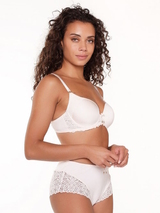 LingaDore Powder Puff blanc cassé haut slip