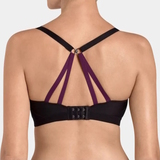 Triomphe Free Motion noir/violet soutien-gorge de sport